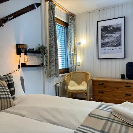 Charming Studio, Bettmerhorn View Apartment Bettmeralp